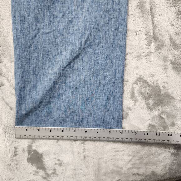 Koi Basics Pants Womens M Heathered Blue Holly 8-Pocket Stretch Cargo Scrubs - Picture 12 of 13